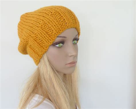 yellow beanies for women.